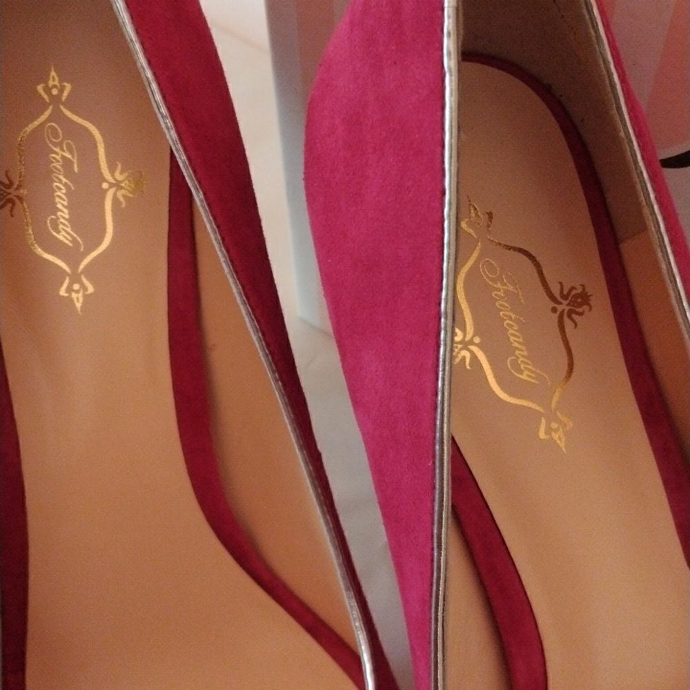 Footcandy Color Block Platform Heels - Picture 7 of 13